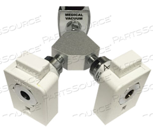OEM#: YB-CO-CHUV-CHY-BLOCK COUPLER, 1/8 IN FNPT, VACUUM, WHITE by Ohio Medical, LLC