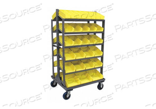 OEM#: RB336U600GPMOBILE PICK RACK 66 H 58 BINS YLLOW by Jamco