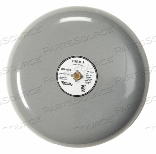 OEM#: 438D-10N5FIRE BELL GRAY 10 IN. by Edwards Signaling