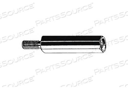 OEM#: M11398.040.0025STANDOFF HEX STEEL 7MM HEX 33MM L PK100 by Fabory