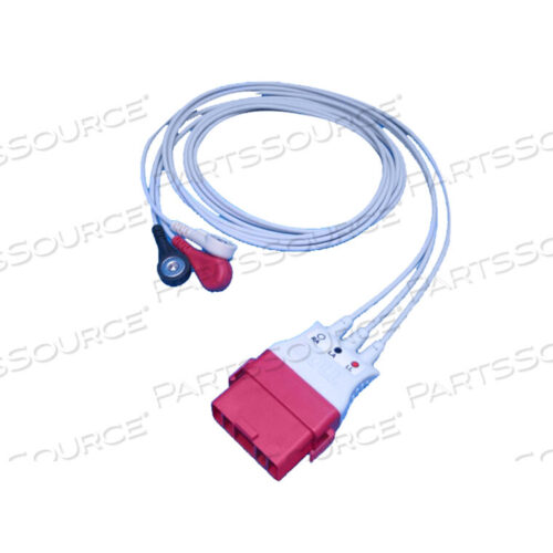 OEM#: 8009-0762-01ONESTEP 3 LEADS AHA ECG CABLE by ZOLL Medical Corporation