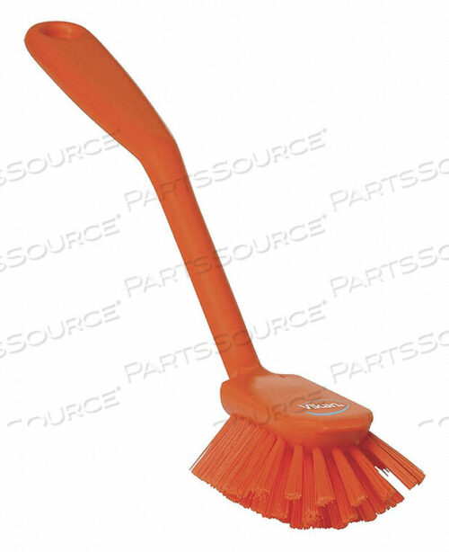 OEM#: 42377VIKAN DISH BRUSH W/ SCRAPER- MEDIUM, ORANGE by Vikan