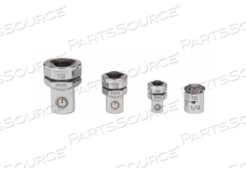 SOCKET ADAPTER SET 1/4 3/8 1/2 FEM SQ