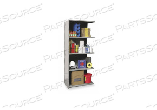OEM#: A5720-24HGMETAL SHLVING CLOSED ADD-ON 87 H 5 SHELF by Hallowell