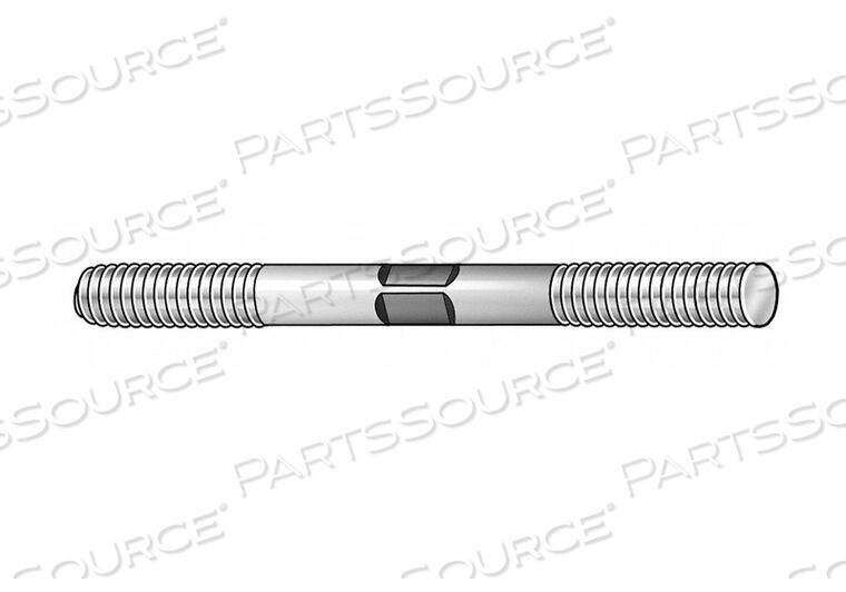 OEM#: 40715DBL END THD STUD 1/2-13X9 OAL PK2 by Te-Co