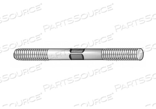OEM#: 41007DBL END THD STUD 7/8-9 X 6 OAL PK2 by Te-Co