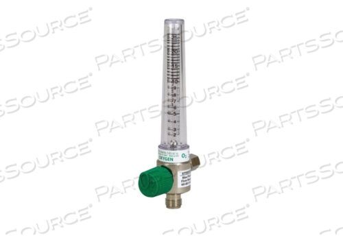 0 - 26 LPM LEFT ELBOW O2 CHROME FLOWMETER