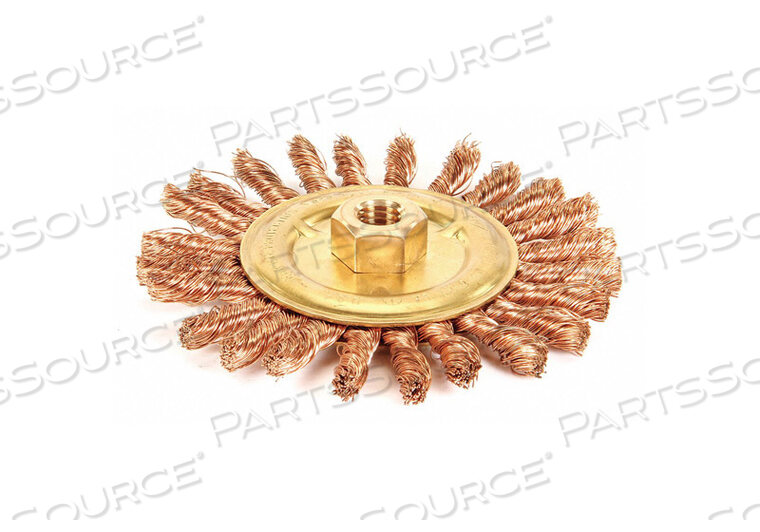 OEM#: WB-60KTKNOT WIRE WHEEL BRUSH THREADED ARBOR by Ampco Safety Tools