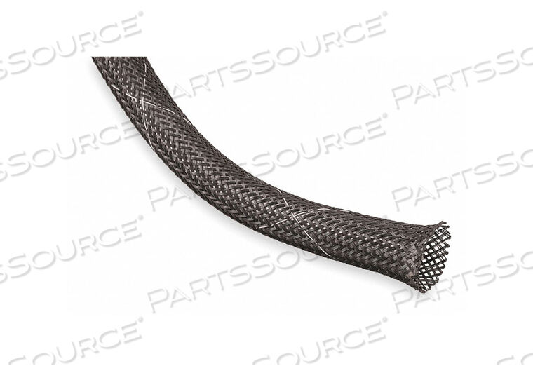 OEM#: FRN0.25TB10BRAIDED SLEEVING 0.250 IN. 10 FT. BLACK by Techflex