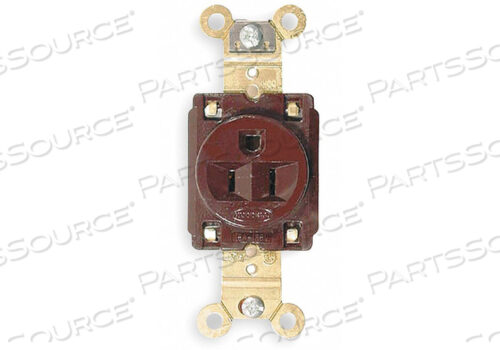 OEM#: HBL5261RECEPTACLE, SINGLE, INDUSTRIAL, 5-15R, 125V, 15A, BROWN by Hubbell Incorporated, Wiring Device-Kellums