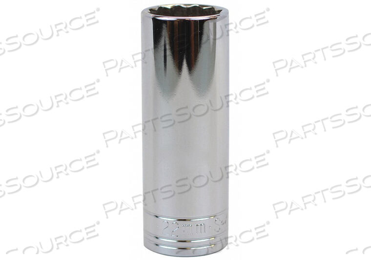 OEM#: 48022SOCKET 1/2 IN DR 22MM 12 PT. by SK Professional Tools