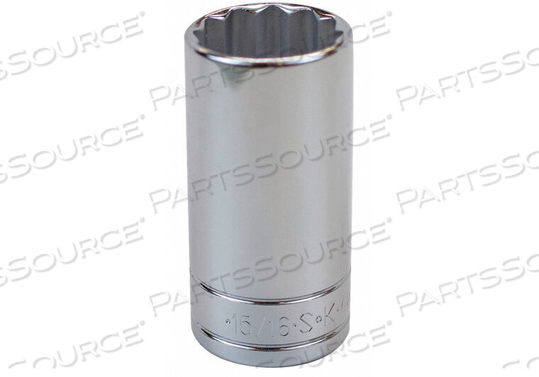 OEM#: 42430SOCKET 3/8 IN DR 15/16 IN. 12 PT. by SK Professional Tools