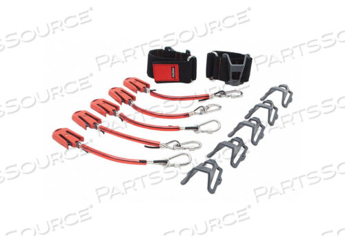 TOOL LANYARD 6 LB. 10-1/2 IN ORANGE/BLK