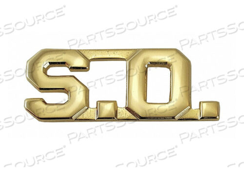 OEM#: 4321GMETAL RANK INSIGNIA S.O. GOLD PR by Heros Pride