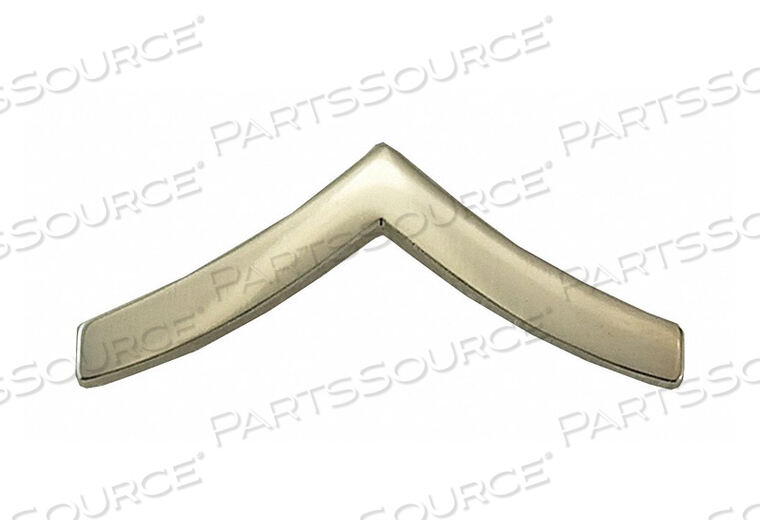 OEM#: 4419RNMETAL RANK INSIGNIA PVT. CHEVRON NCKL PR by Heros Pride