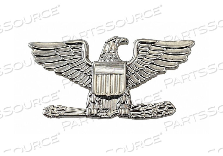 OEM#: 4428PNMETAL RANK INSIGNIA COL. EAGLE NICKEL PR by Heros Pride