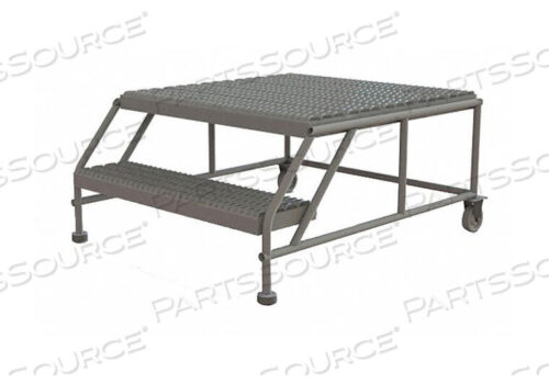 OEM#: WLWP0236362 STEP MOBILE WORK PLATFORM 36W X 36L, NO HANDRAILS, GRAY by Tri-Arc