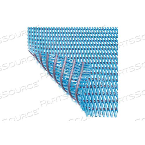 GREASE & CHEMICAL RESISTANT DRAINAGE MAT 3 X UP TO 40 BLUE