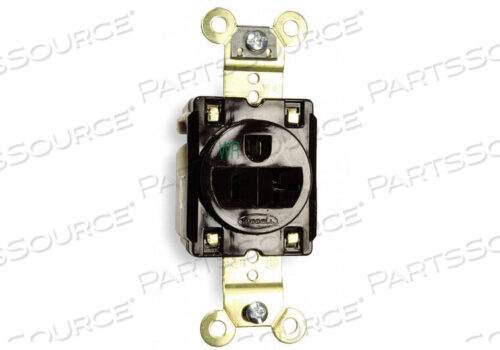 OEM#: HBL5361WRRECEPTACLE SINGLE 20A 5-20R 125V BROWN by Hubbell Incorporated, Wiring Device-Kellums