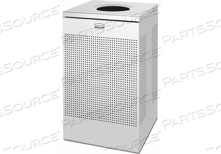OEM#: FGSC18SSPLTRASH CAN SQUARE 20 GAL. SILVER by Rubbermaid Medical Division