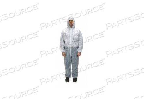 OEM#: 2KTN5D2177 HOODED COVERALL ELASTIC WHITE 4XL PK25 by Condor