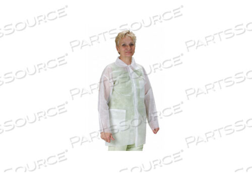 OEM#: 2KTT3D2182 DISP LAB COAT PP WHITE XL PK25 by Condor