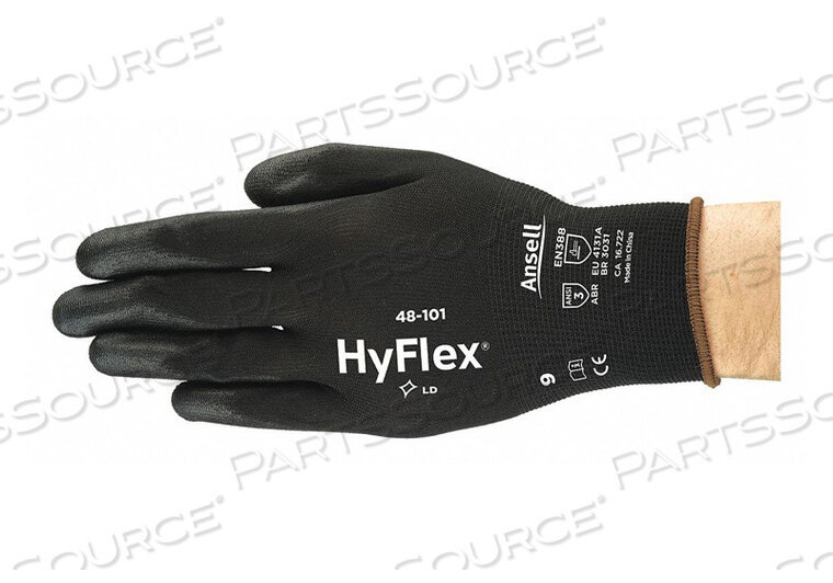 OEM#: 48-101-VENDCOATED GLOVES PALM AND FINGERS L PR by Ansell Healthcare