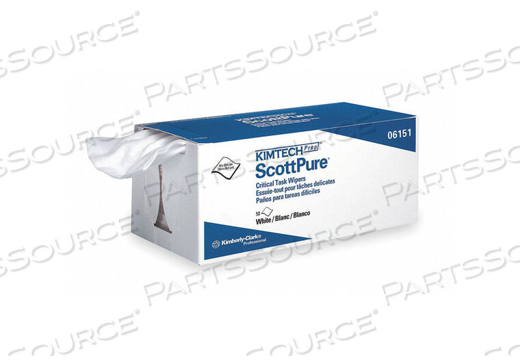 OEM#: 06151DRY WIPE 12 X 23 WHITE PK8 by Kimberly-Clark Corporation