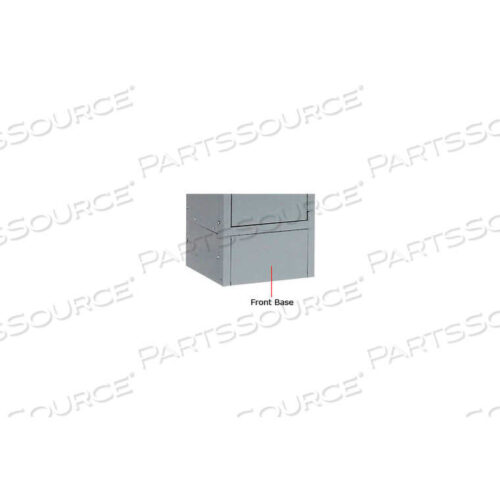 OEM#: FB-12-MGYSTEEL LOCKER FRONT BASE - FOR LOCKERS WITH 6H LEGS MEDIUM GREY by Tennsco Corp.