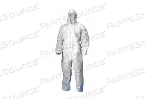 OEM#: 30LV61HOODED COVERALL ELASTIC WHITE 2XL PK6 by Condor
