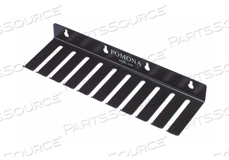 OEM#: 4408/POMTEST LEAD HOLDER BLACK 10 SLOTS by Pomona Electronics