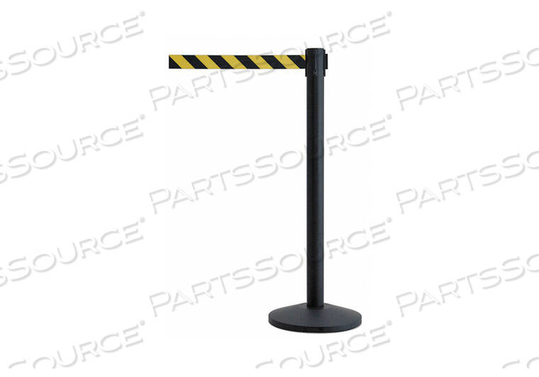 OEM#: QWAYPOST-33-D4BARRIER POST WITH BELT METAL 7-1/2 FT L by Queueway