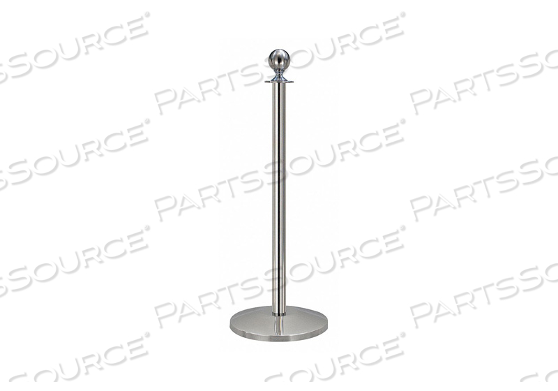 OEM#: QWAY312-3PBALL TOP POST POLISHED STAINLESS STEEL by Queueway