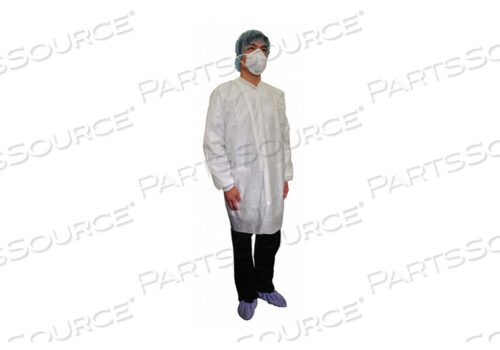 OEM#: 31TV05H8190 DISPOSABLE LAB COAT BASIC SMS WHITE 3XL by Condor