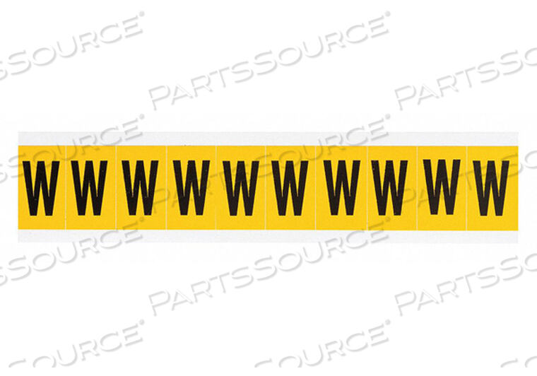 OEM#: 1530-WLETTER LABEL W 1-1/2IN.HX7/8IN.W by Brady Americas
