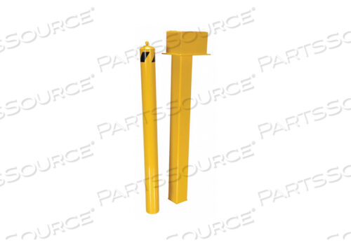 SELF STORING BOLLARD WITH DOOR AND LOCK