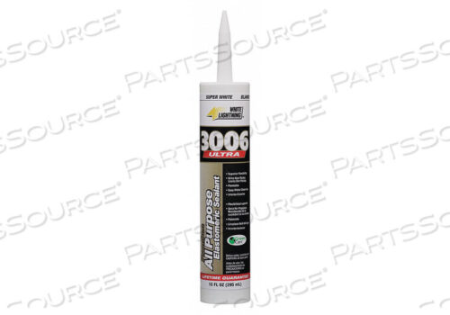 OEM#: W11000010ELAST ACRYLIC SEALANT 10 OZ. SUPER WHITE by White Lightning