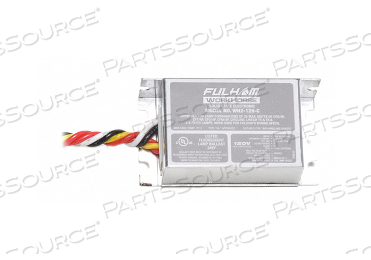 OEM#: WH2-120-CELECTRONIC BALLAST 120V 0.33A 5 TO 35W by Fulham
