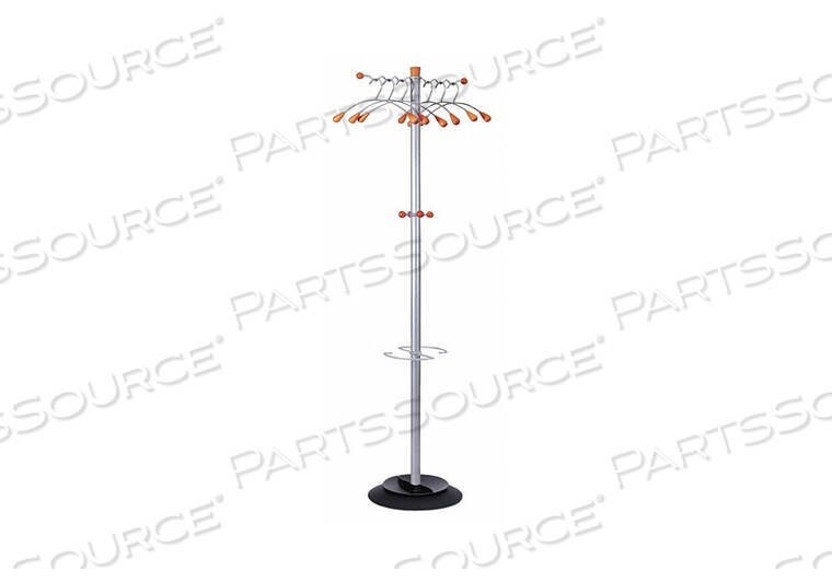 OEM#: ABAPMWAVEWAVY COAT TREE 2 KNOB 6 HANGERS by Alba