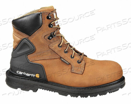 6 WORK BOOT 8-1/2 W BROWN PLAIN PR