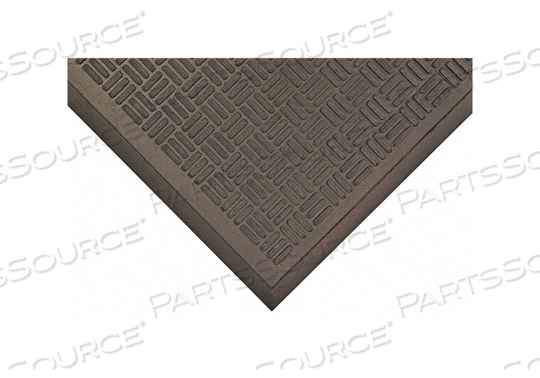 OEM#: 340S0046BLRUBBER ENTRANCE MAT BLACK 4FT. X 6FT. by Notrax
