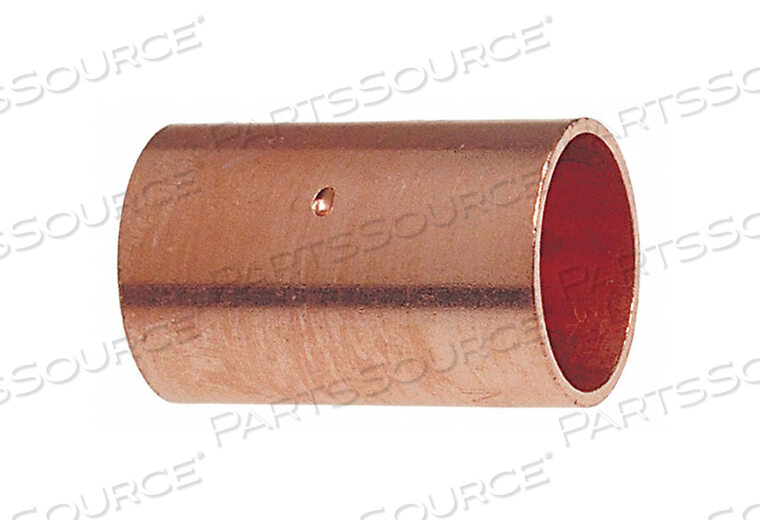 OEM#: 600DS 1/4COUPLING WITH STOP WROT COPPER 1/4 CXC by Nibco