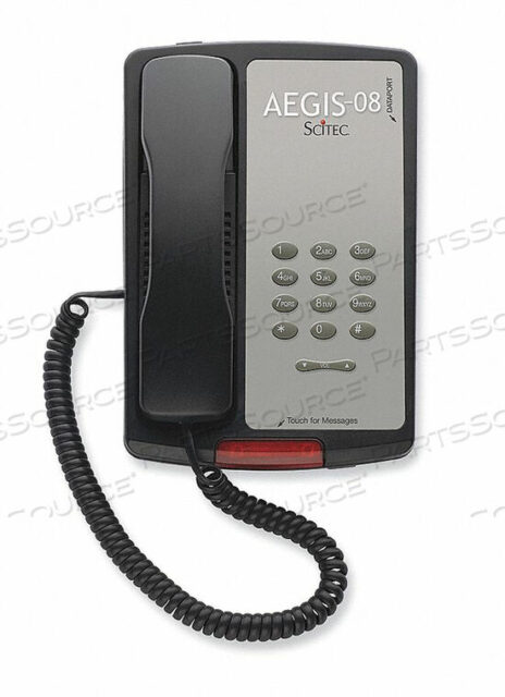 OEM#: AEGIS-P-08 (BK)HOSPITALITY BASIC PHONE BLACK by Cetis