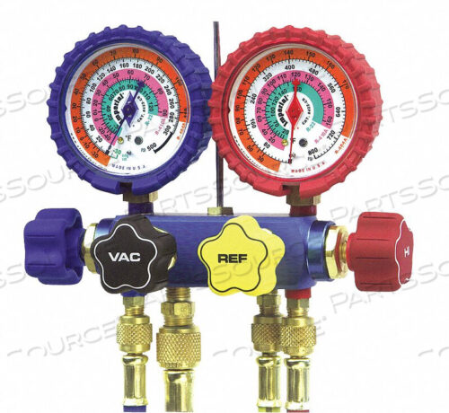 OEM#: 621-CMECHANICAL MANIFOLD GAUGE SET 4-VALVE by Imperial