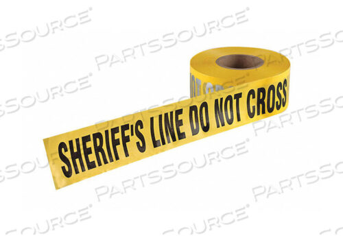OEM#: RB3103Y822-200BARRICADE TAPE YLLW/SLVR/BLK 1000 FT by Presco