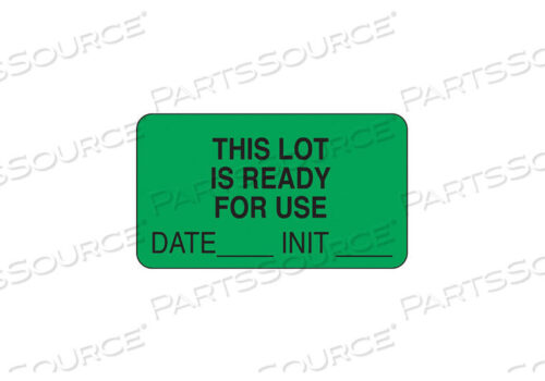 OEM#: 141457LABORATORY LABEL 1-3/4 IN W PK1000 by Roll Products