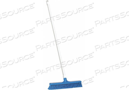 OEM#: 31783/6053PUSH BROOM HEAD AND HANDLE 16 BLUE by Vikan