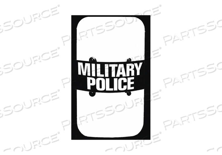 OEM#: BS-2-MPMILITARY POLICE RIOT SHIELD CLEAR by Paulson International