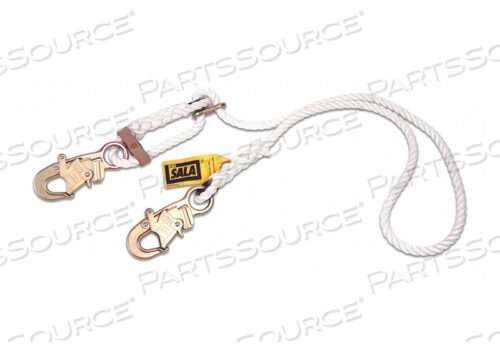 OEM#: 1232210DBI-SALA ADJUSTABLE ROPE LANYARD, 6L, 310 CAP LBS by 3M Consumer