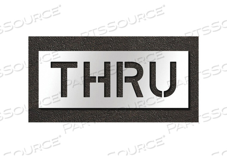OEM#: STL-108-71008PAVEMENT STENCIL THRU by RAE Products & Chemicals Corp.